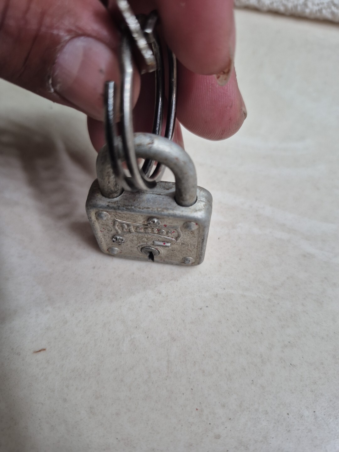 Vintage Master Steel PadLock 44 5 -D Masterlock Made In U.S.A.