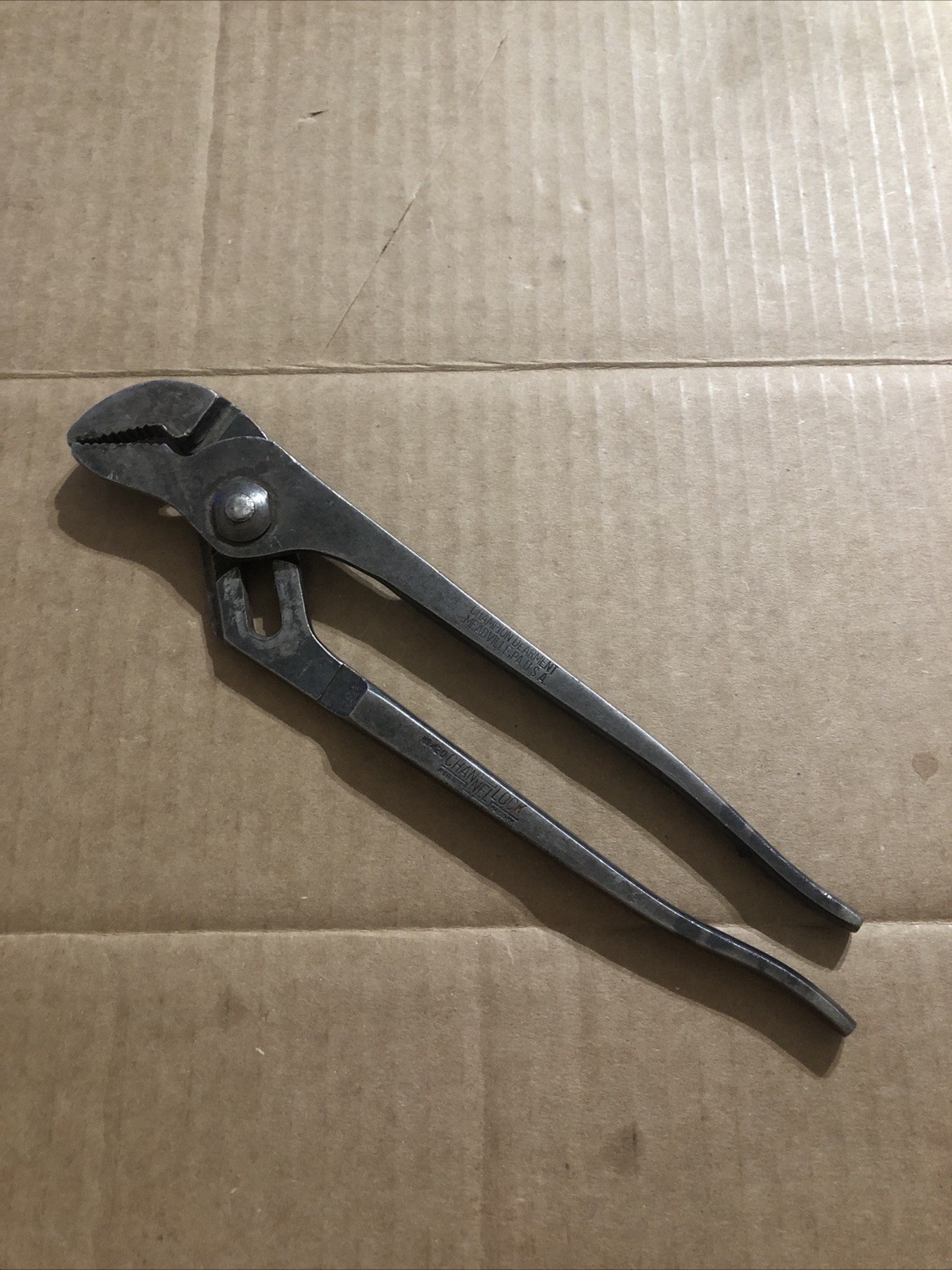 VTG Channellock Tools 420 Pliers MADE IN USA Champion DeArment Meadville PA 9.5″