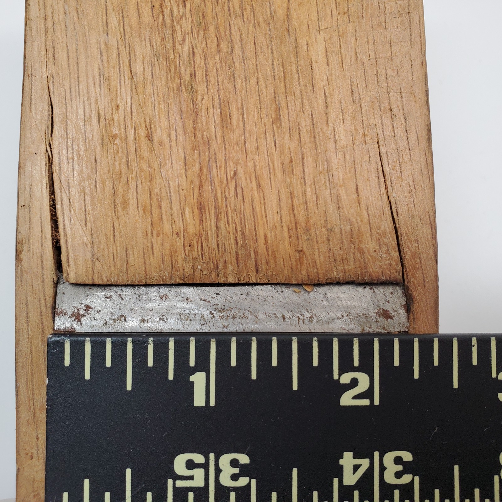 Vintage Japanese Kanna Hand Plane Blade Width 52 mm Old Carpentry Tool