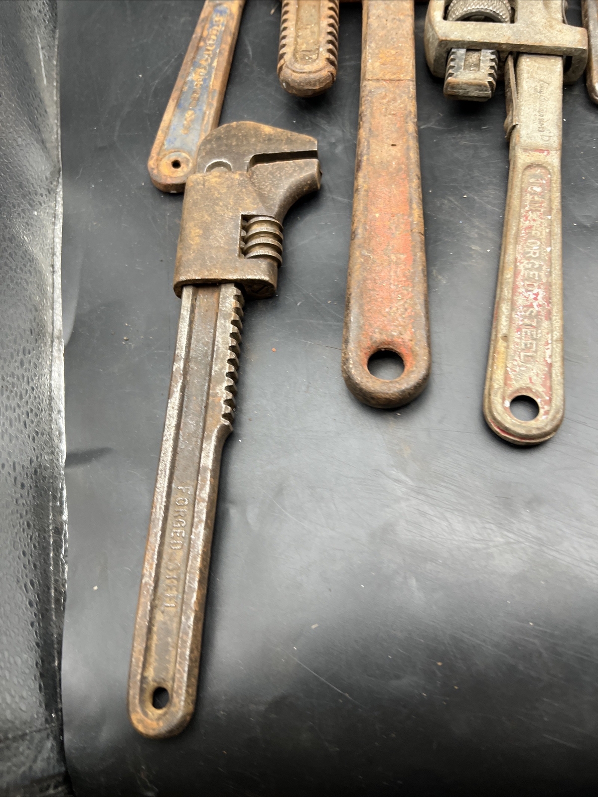 Rigid Adjustable Wrenches Made In Usa Lot Monkey Wrenches Variety
