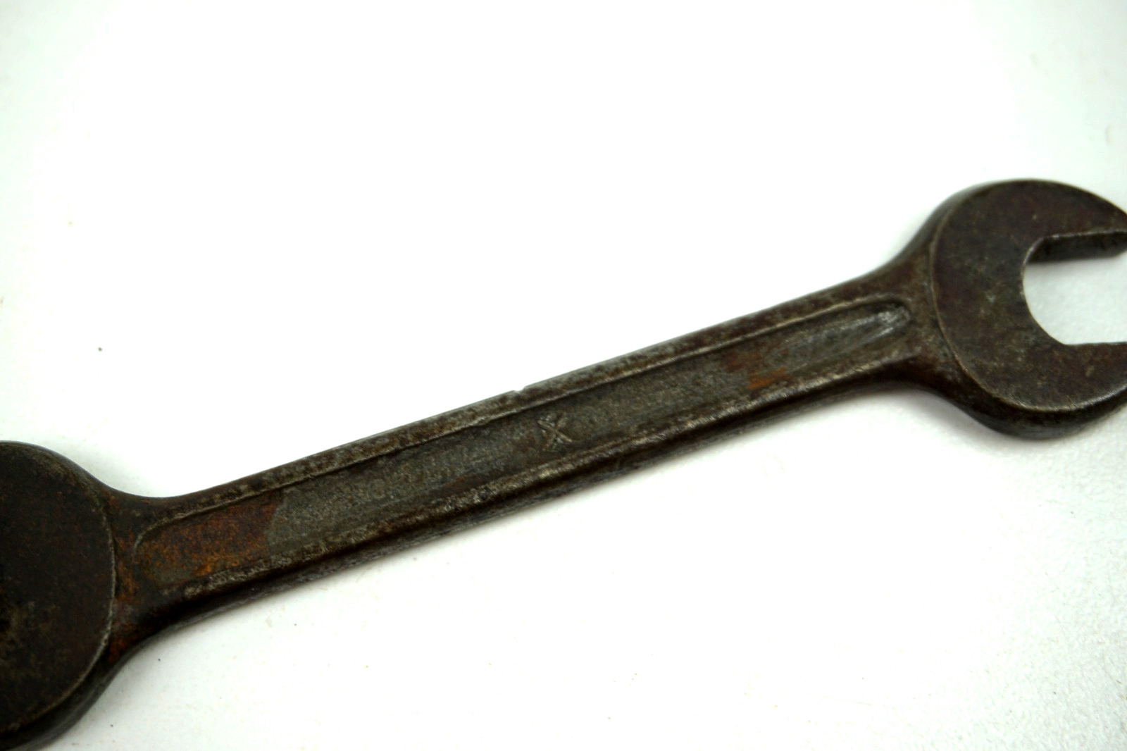 X 3/8″ X 7/16″ Open End Wrench Drop Forged USA Vintage