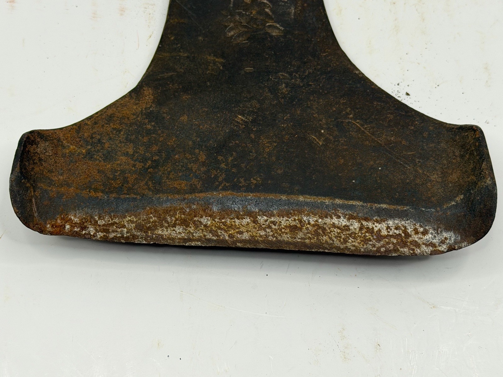 Antique Curved Adze Cambell’s Bros XXX Lipped Shipwright St. John New Brunswick