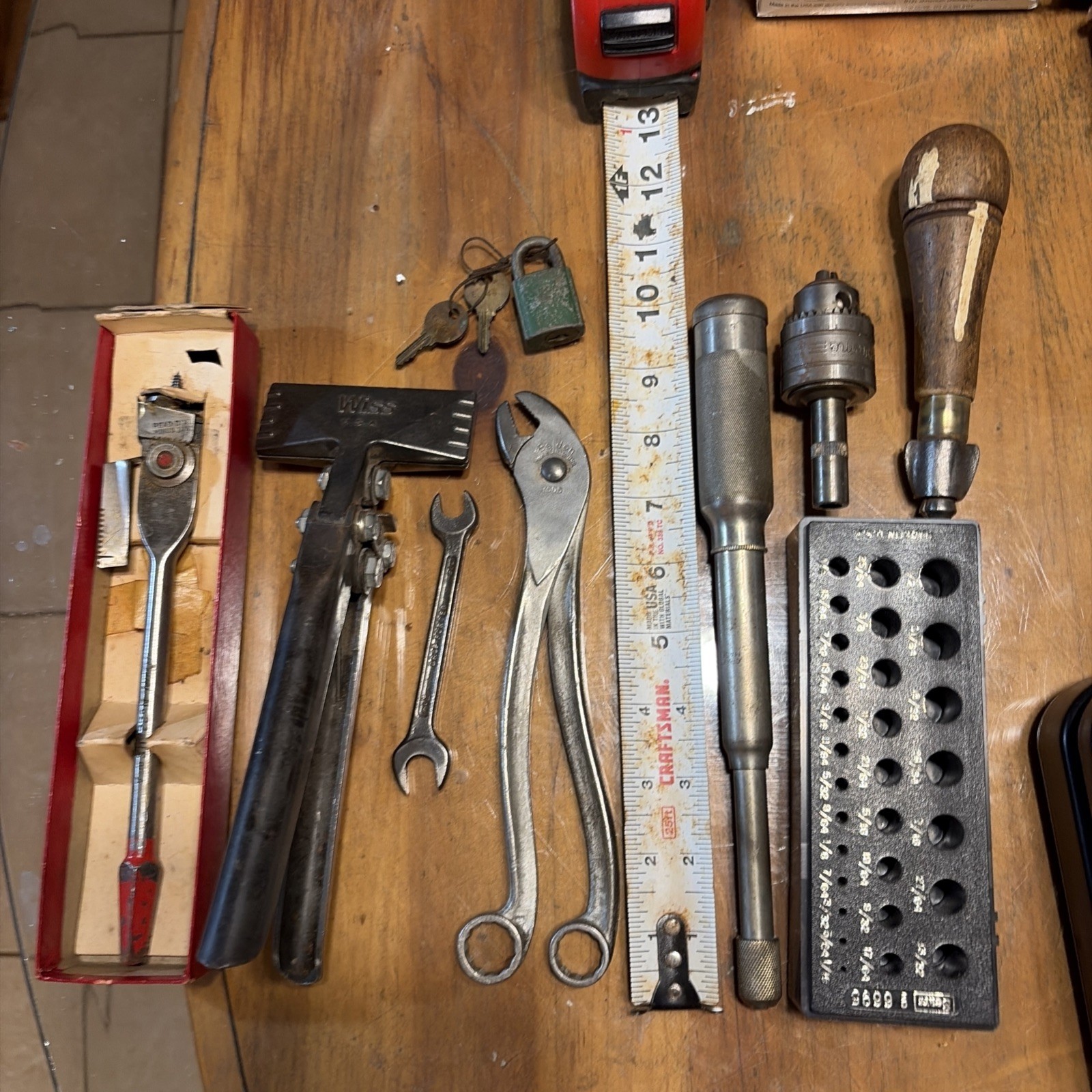 Vtg Lot Of 9 U.S. Made Tools USA Specials Quality Machinist Craftsmen