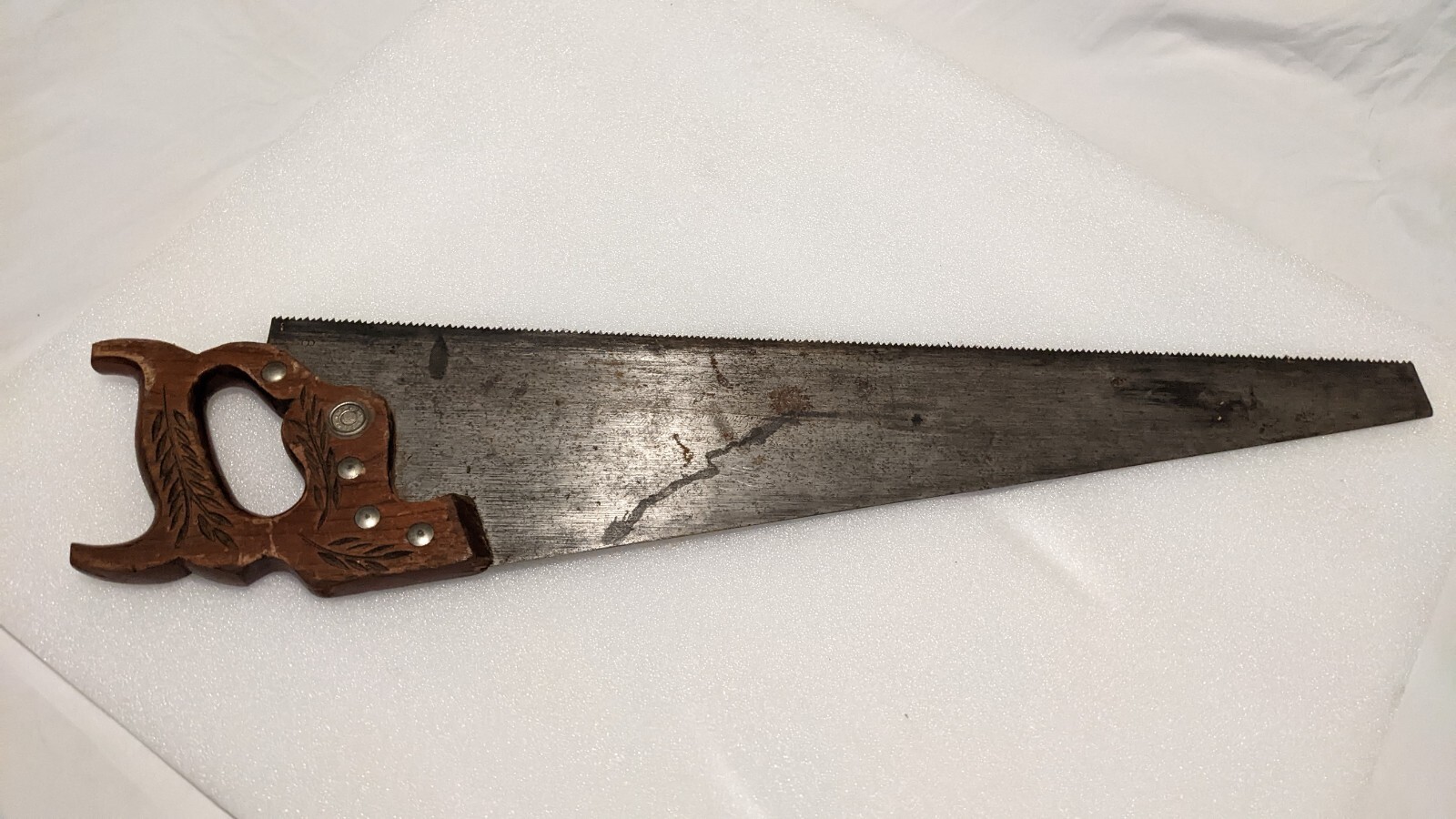 Vintage Rustic Untouched HENRY DISSTON AND SONS 26″ Handsaw