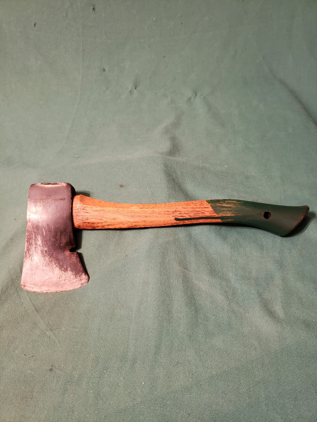 Vintage Montgomery Ward Wards Master Quality Camp Style Embossed Hatchet