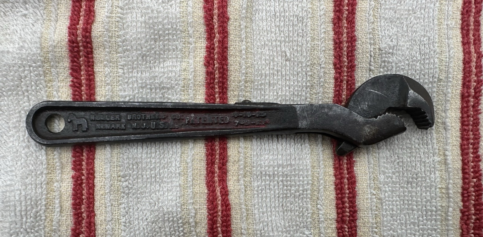 Vintage Heller Brothers Co. Masterench. 6″ Tool. Newark N. J. USA. Patented 1927