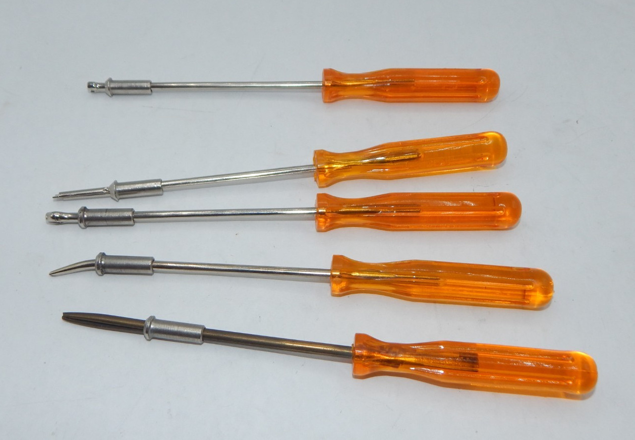Vintage 10,000 VOLT German 5-Piece Screw Holder Tools Electricity Kit Set