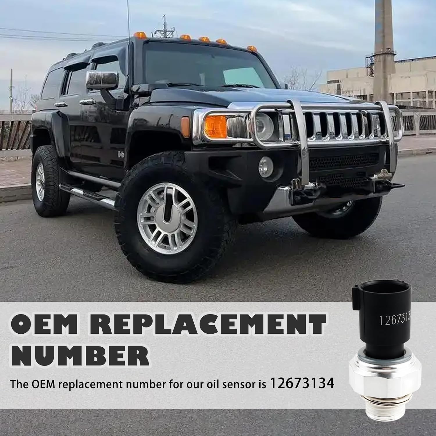Car Oil Pressure Sensor Replace OEM 12673134,Oil Pressure Switch Socket & Oil Pr