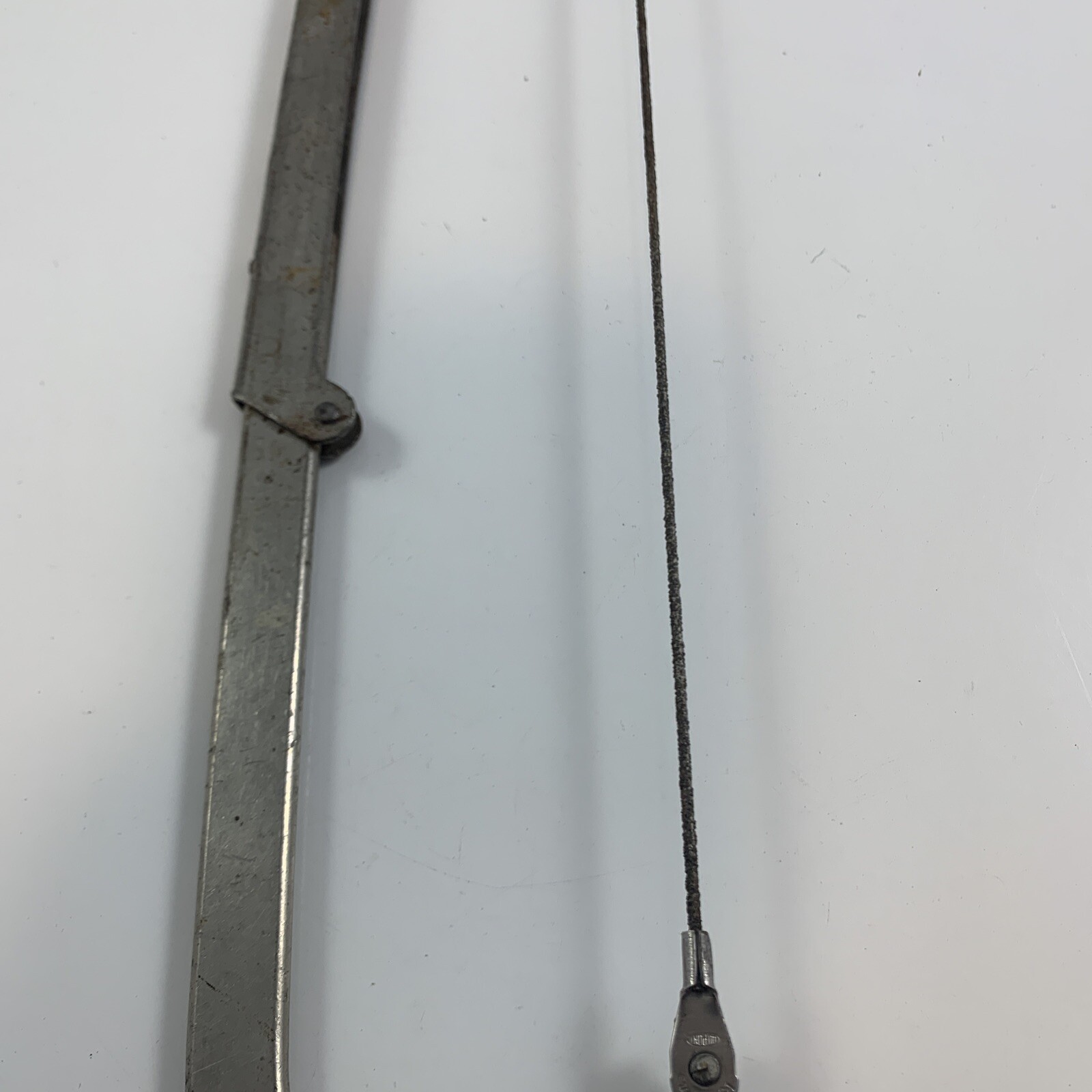UNION HARDWARE HACKSAW ADJUSTABLE VINTAGE WOOD HANDLE #346 Tool Saw Collectible