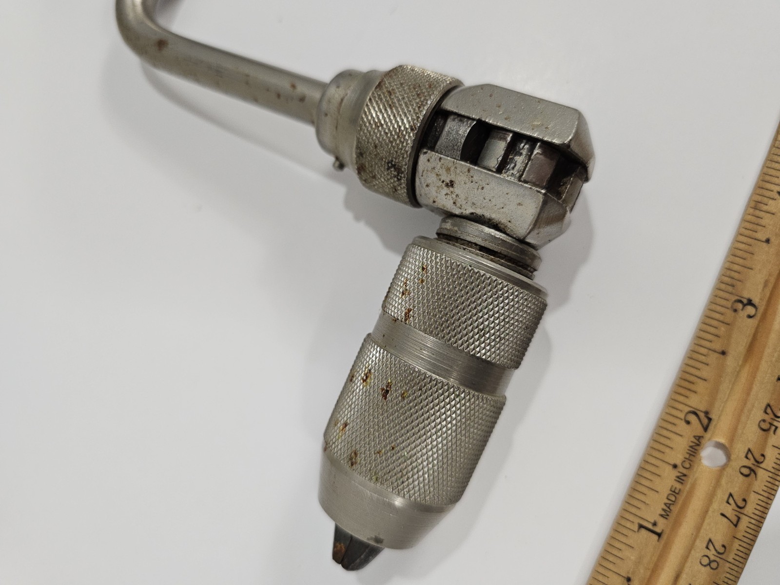 Stanley No. H1253 Handyman Hand Drill Ratcheting Brace vintage Made In USA
