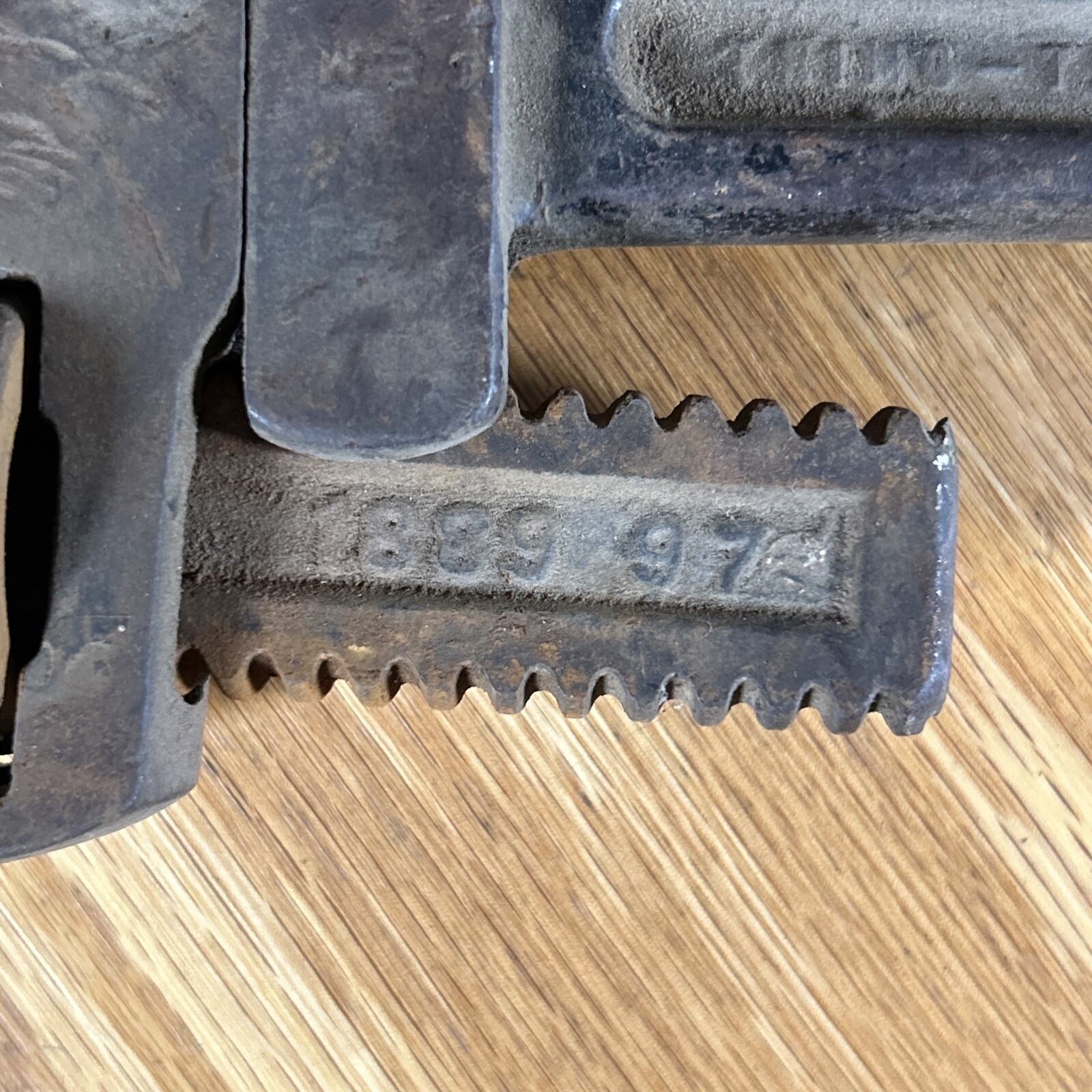 Antique Trimo Monkey Wrench 14″ Trimont MFG Co Roxbury Mass USA