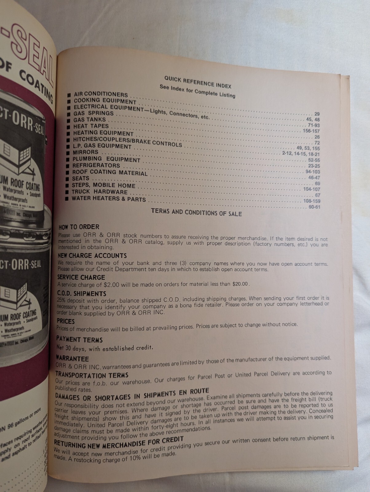 Orr & Orr Inc (Chicago) Catalog MH 91-92