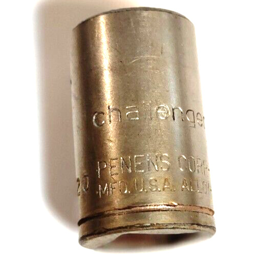 Vintage 5/8 Challanger Socket 12 Point 1/2 Drive Penen’s Corp 1620 Length 1 3/8