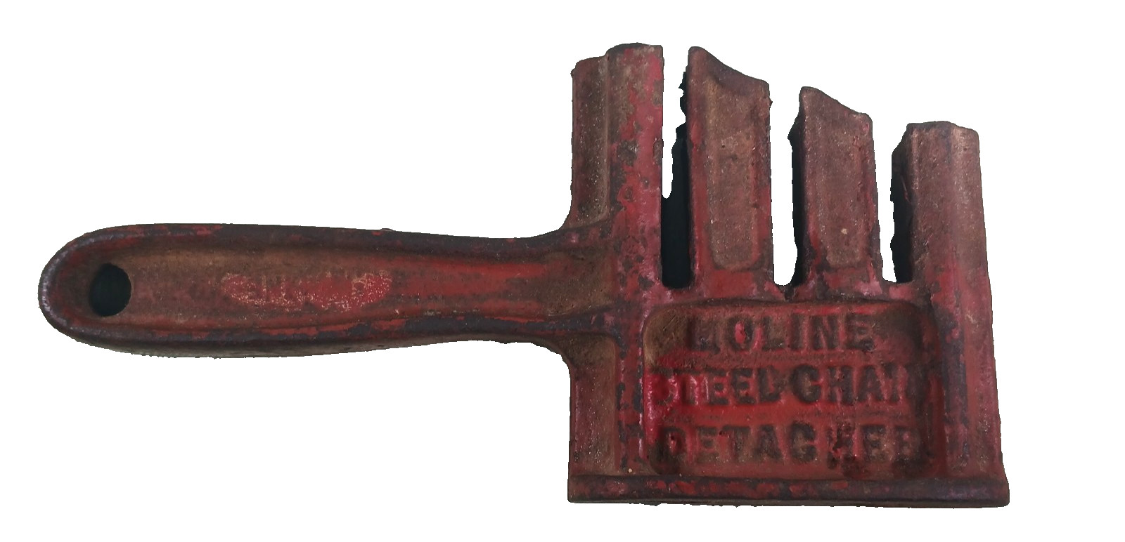 Atq./Vtg. MOLINE Iron Works Steel Chain Detacher Tool A69