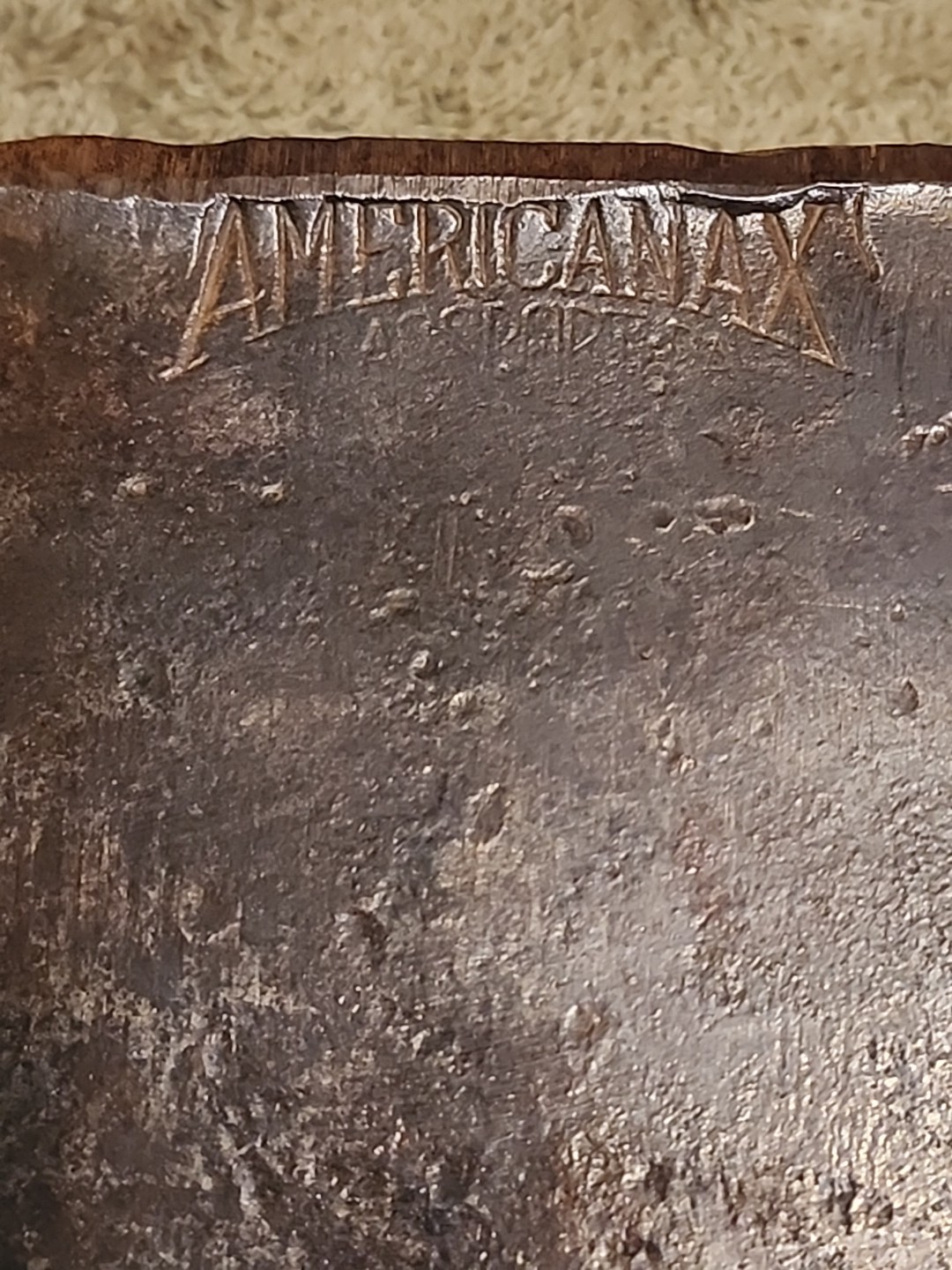 Vintage True-Temper AMERICANAX Jersey Pattern Axe Head Glass port 4 Lbs