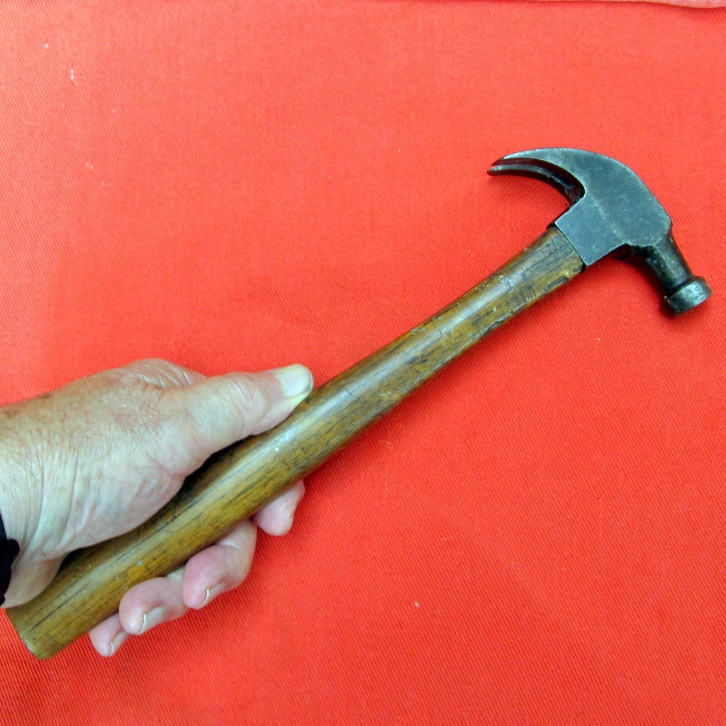 Scarce D. Maydole Mini Curved Claw Hammer 3/4”Hammer Face Orig. Wood Handle
