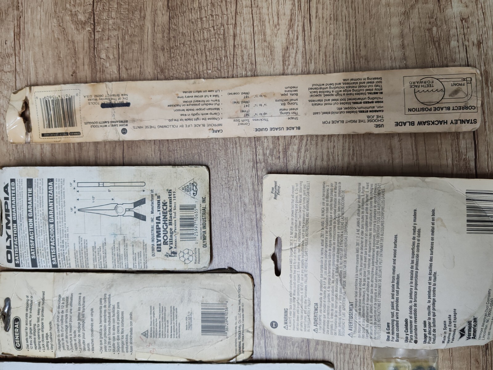 Alot of 11 New Vintage Tools Nicholson File Stanley Olympia General Vermont