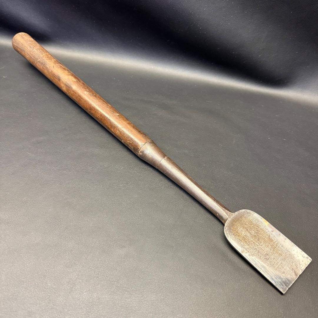 Fc Left1002 Tsuki Nomi Chisel & Traditional Carpentry Tool Vintage Handmade