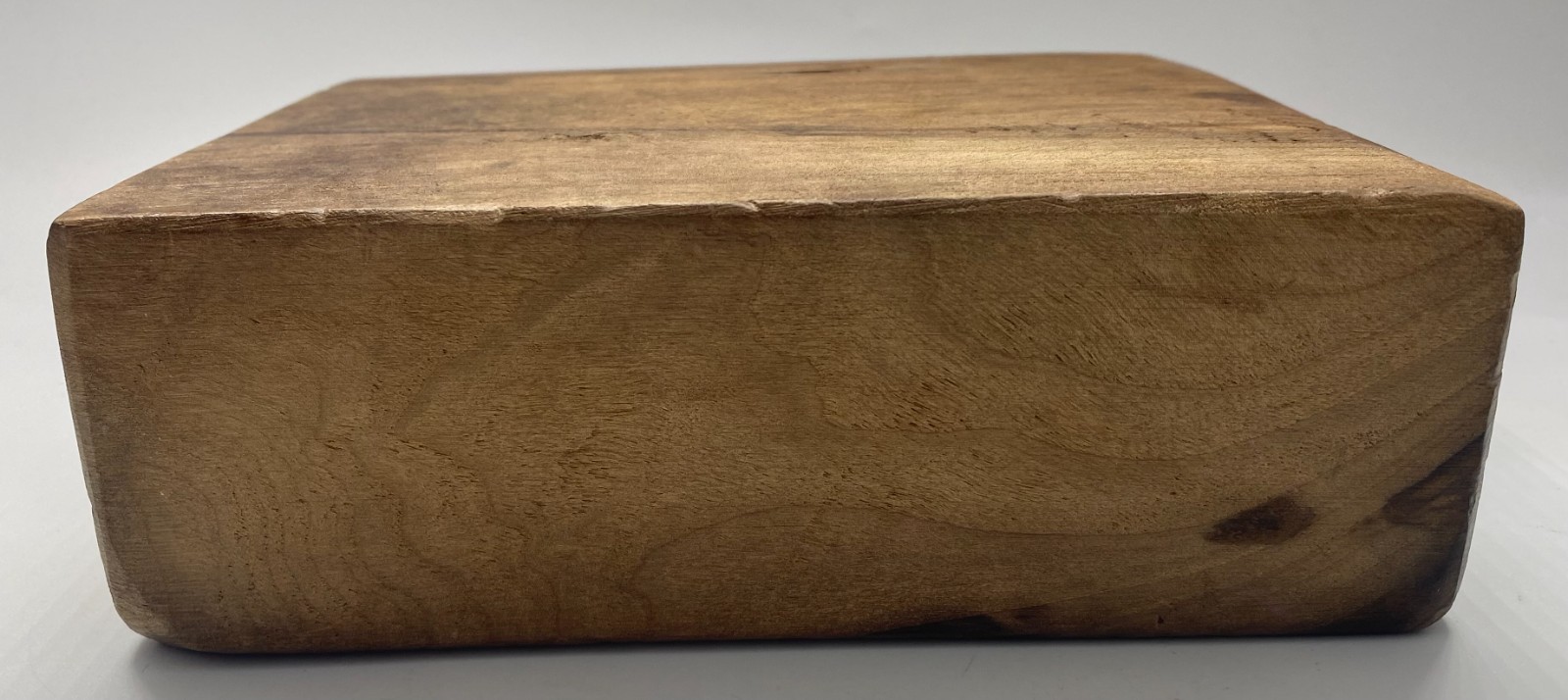 Vintage Solid Wood Display Riser Block Chunky Rustic Plinth Pedestal 7.75″ x 6″