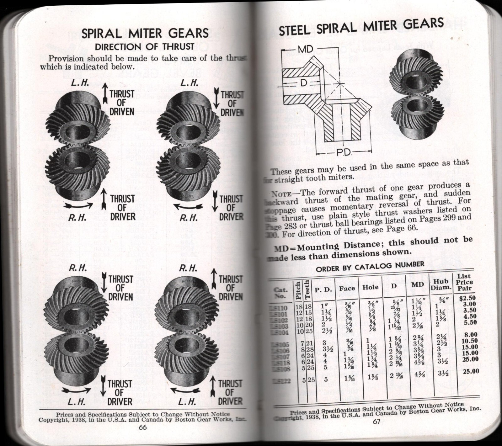 1938 Power Transmission Equipment Catalog Boston Gear Works book