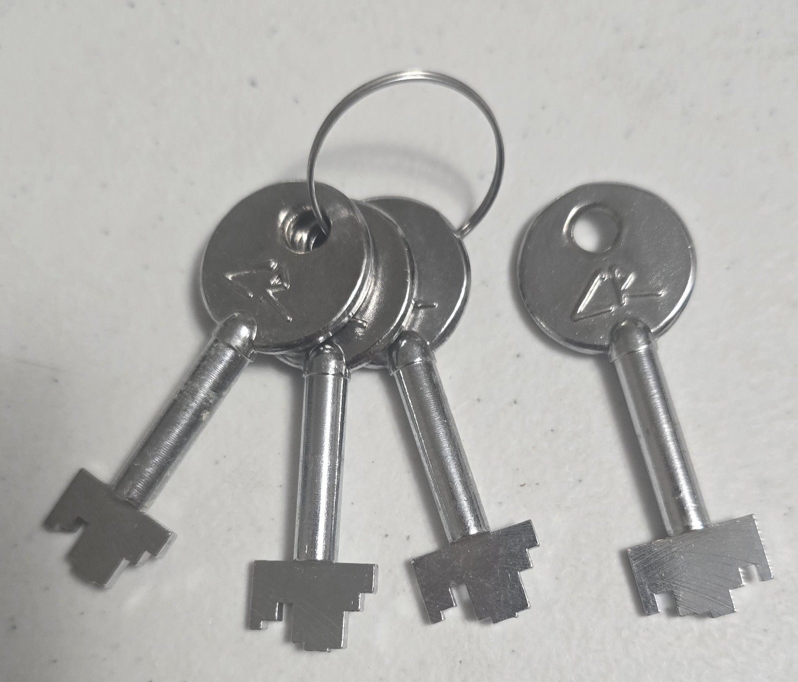 4- Double Bit Barrel Keys For Padlock Lock