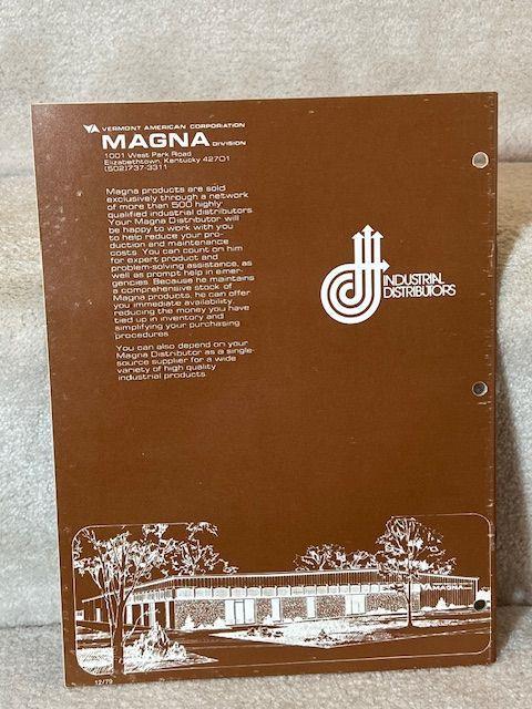 1979 Vermont American Magna Industrial Screwdriver Bits Catalog 30 Pages