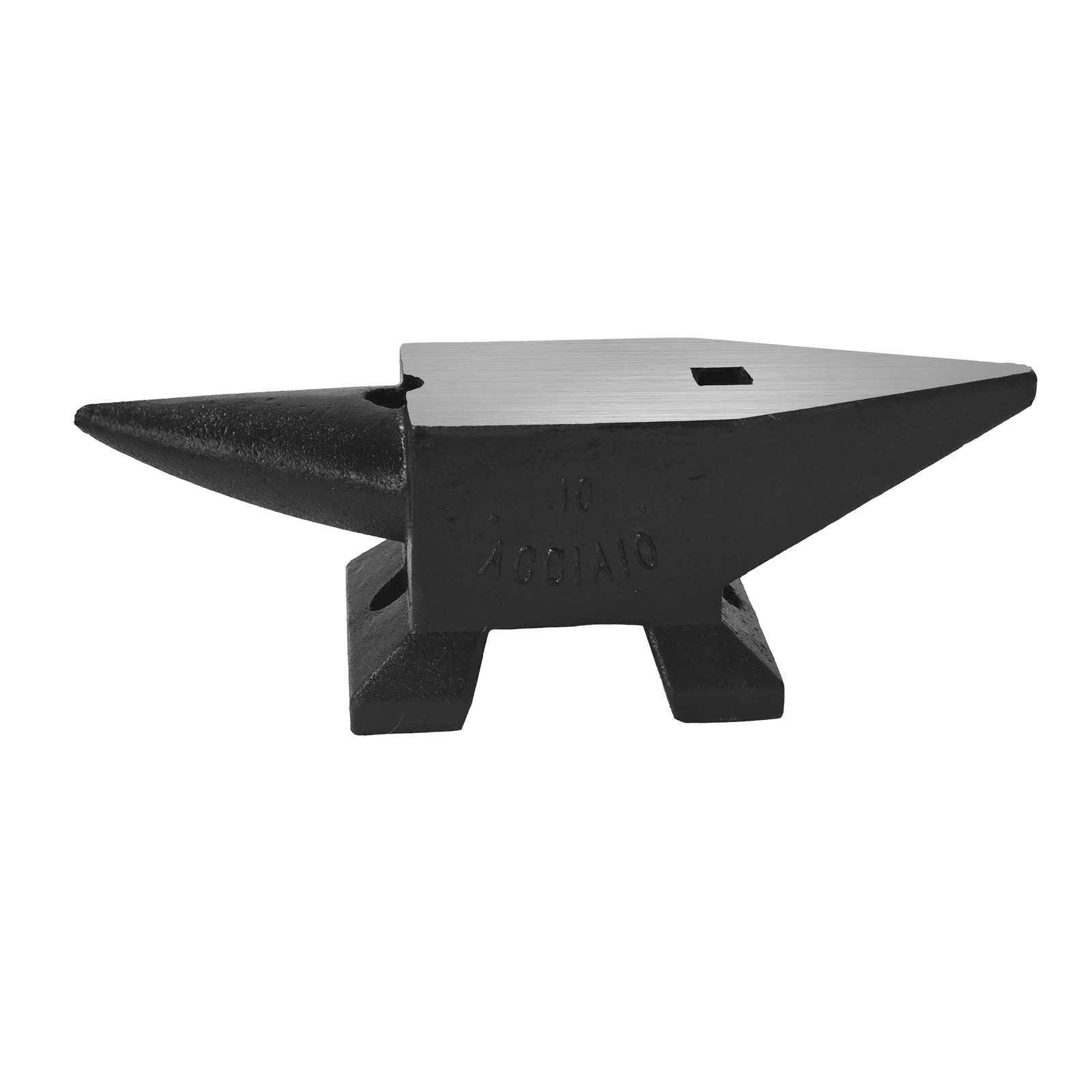 Cast Steel Anvil, 22 Lbs(10kg) Single Horn Anvil Large Countertop Stable Base