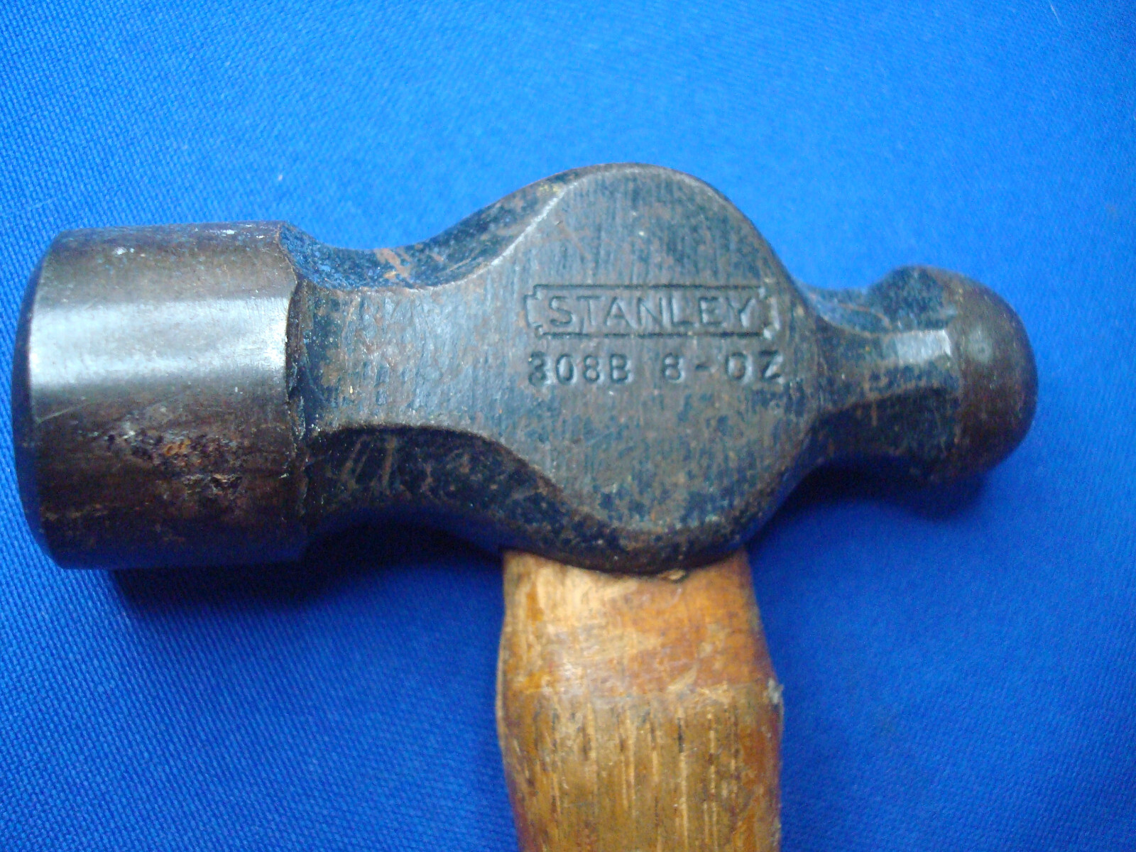 Pair Vintage China & Stanley #308B/ 8-oz Ball Peen Machinist Hammer