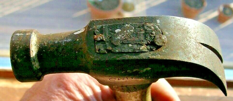 Vintage Cruso Bell Face Claw Hammer 14 Oz. Total Weight