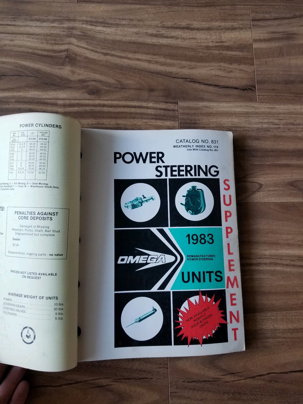 Vintage 1983 Omega Tool Catalogs Old Car/machinist Parts