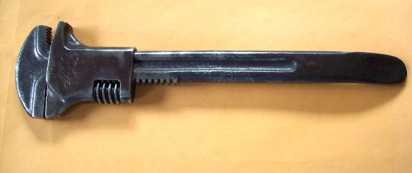 Vtg The Gem Forged Steel Double Headed Monkey Wrench, Tire Spoon RARE MULTI TOOL