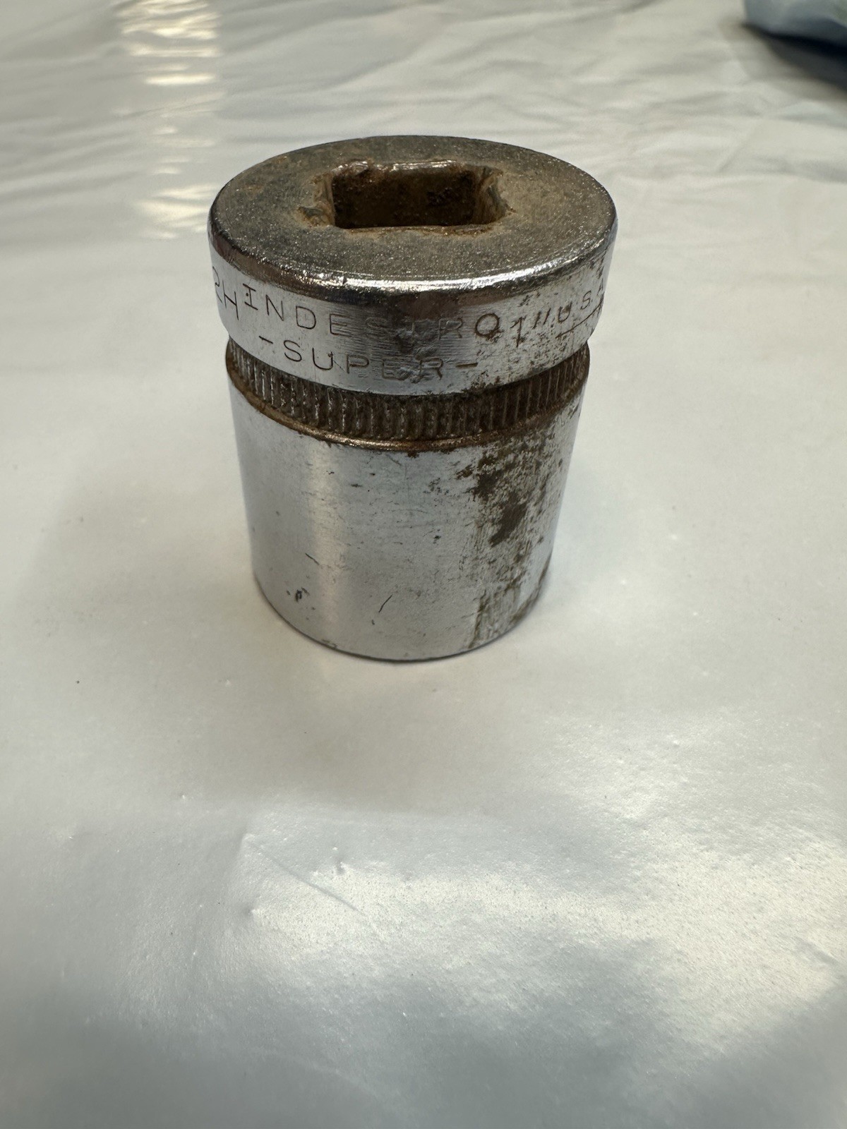 INDESTRO SUPER 1232H, 1/2″ Drive 6pt SAE Socket, Size 1 in., USA