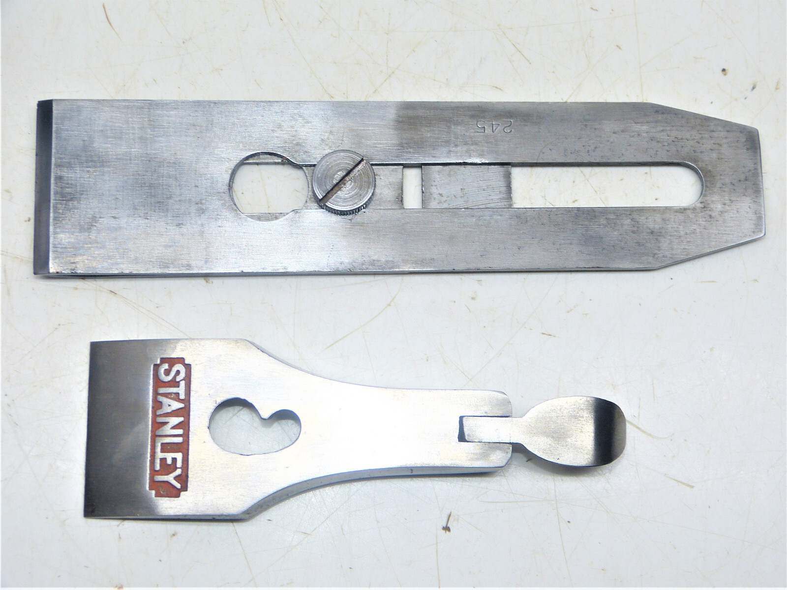 Vintage Stanley No 3 Type 17 Smoothing Plane, 1942-1945 WW2 Era INV16516