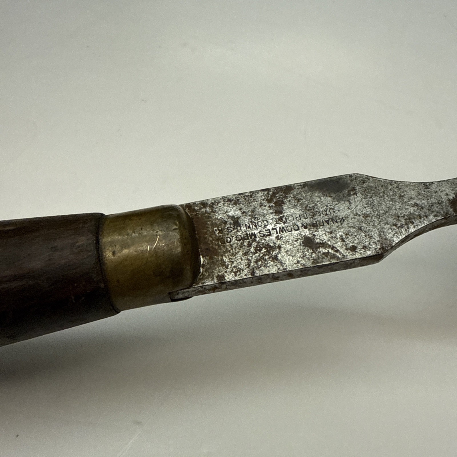 Antique KNAPP & COWLES Flat Blade 11.5 Turnscrew Screwdriver, 3/8″ Tip