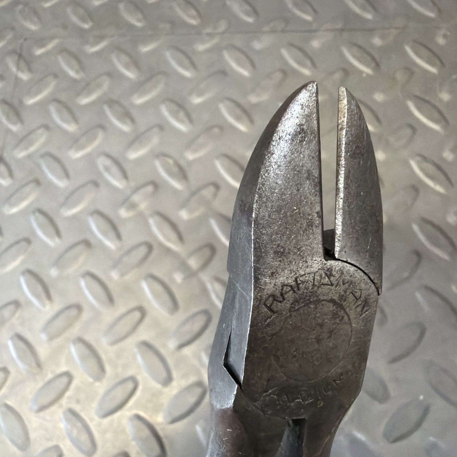 Vintage Craftsman Vanadium Diagonal Cutting Pliers Diamond Handle Circle C Stamp