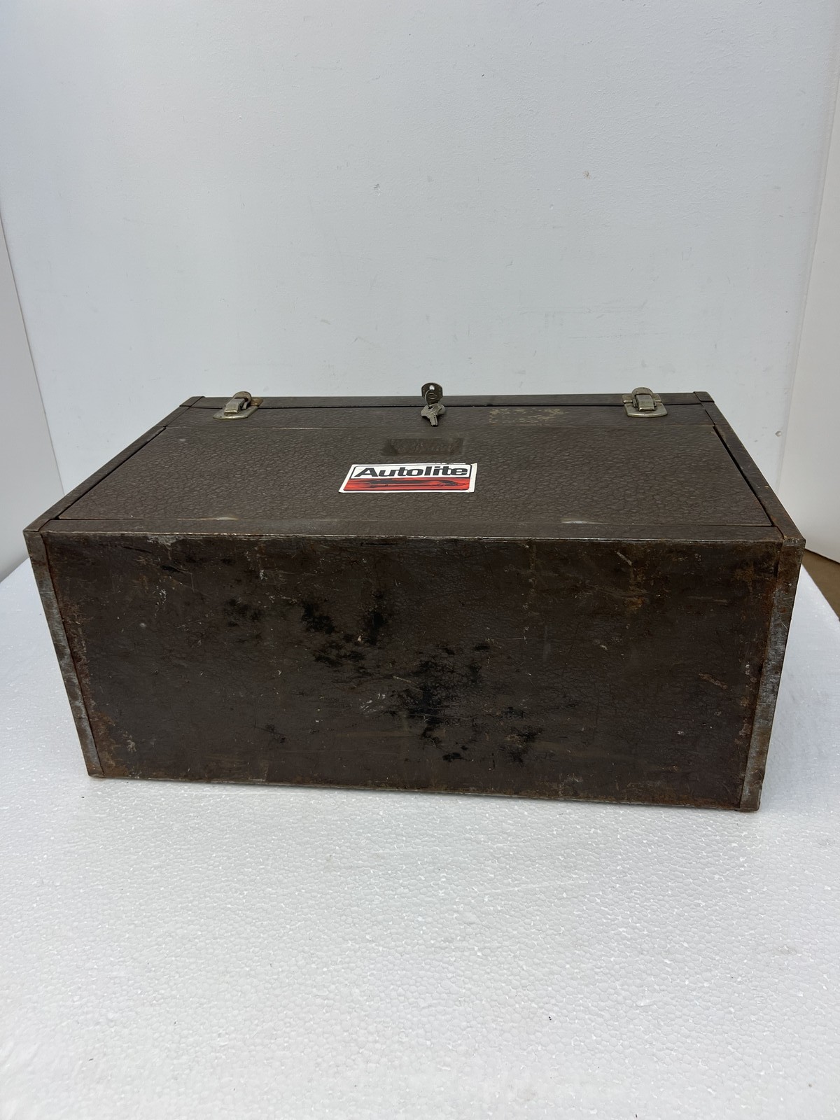 Vintage Kennedy Kits 520 Machinist Tool Box Chest 7 Drawer w Key brown metal