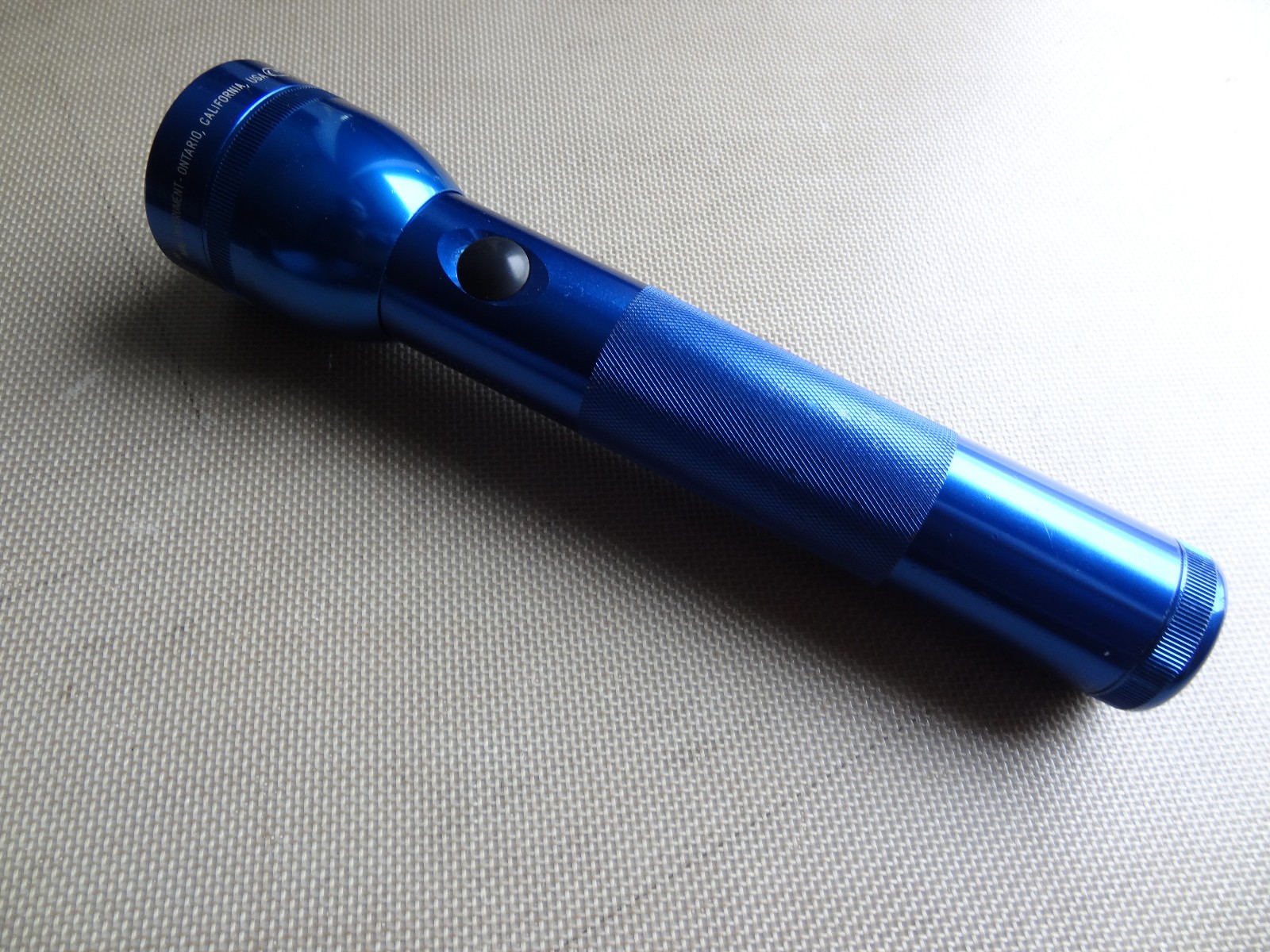 Vintage Mag-lite 2D 10″ Blue Aluminum Flashlight -Made in USA -D2032895678