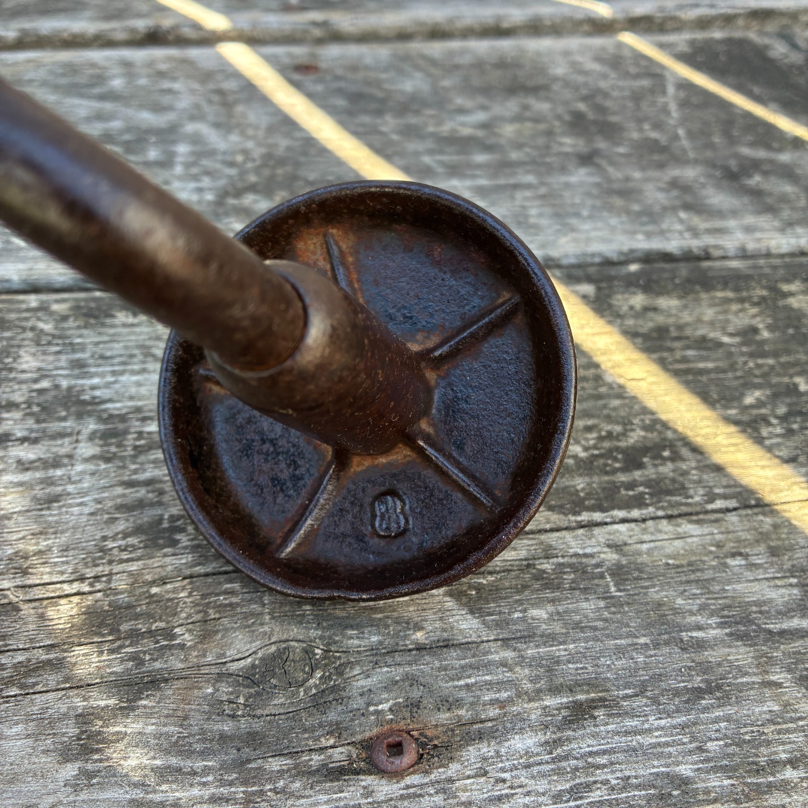 Antique John Fray & Pigg No 8 Metal Brace – Bridgeport CT – Bit Spofford Chuck