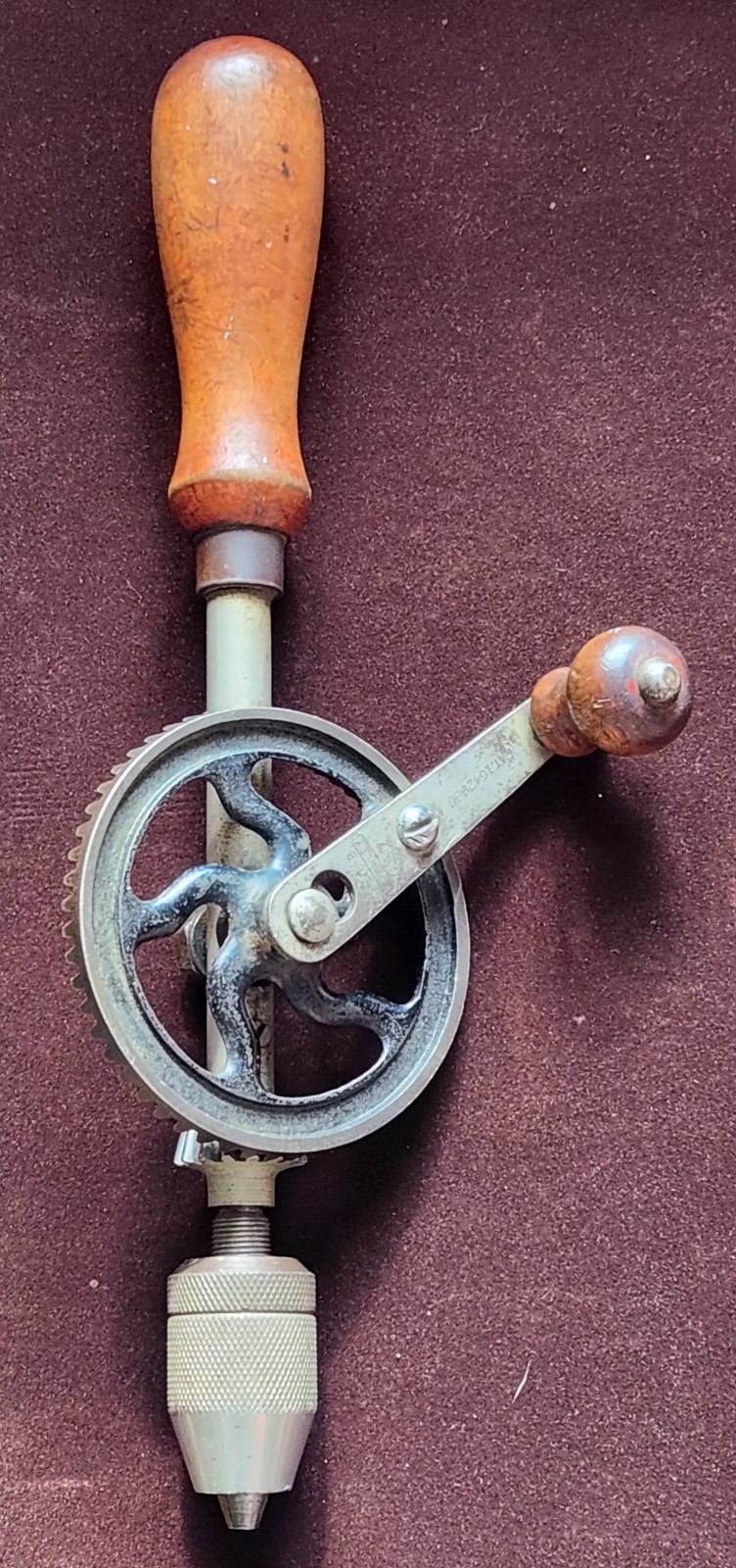 Antique/Vintage 1920-1935 Stanley Sweetheart No. 618 Hand Drill (Eggbeater)