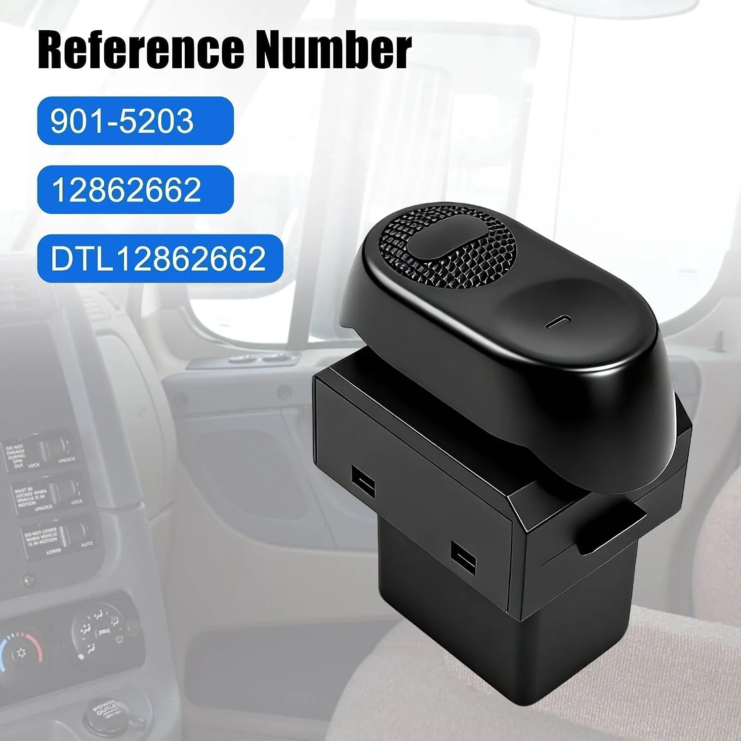 901-5203 Power Window Switch Heavy Duty Front Driver Passenger Side Window Switc