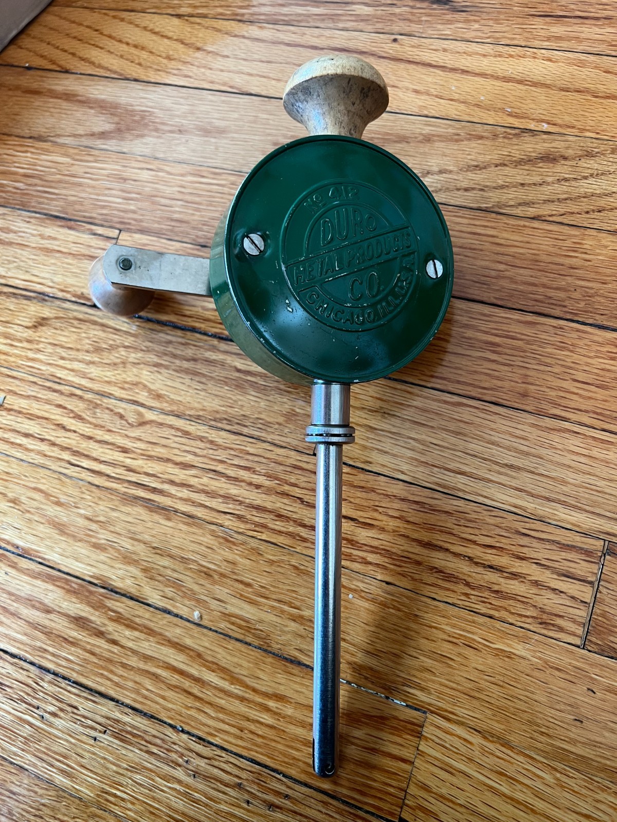 Valve Grinder Vintage Duro Metal Products – Like Zim w/ Box Permatex – No. 412