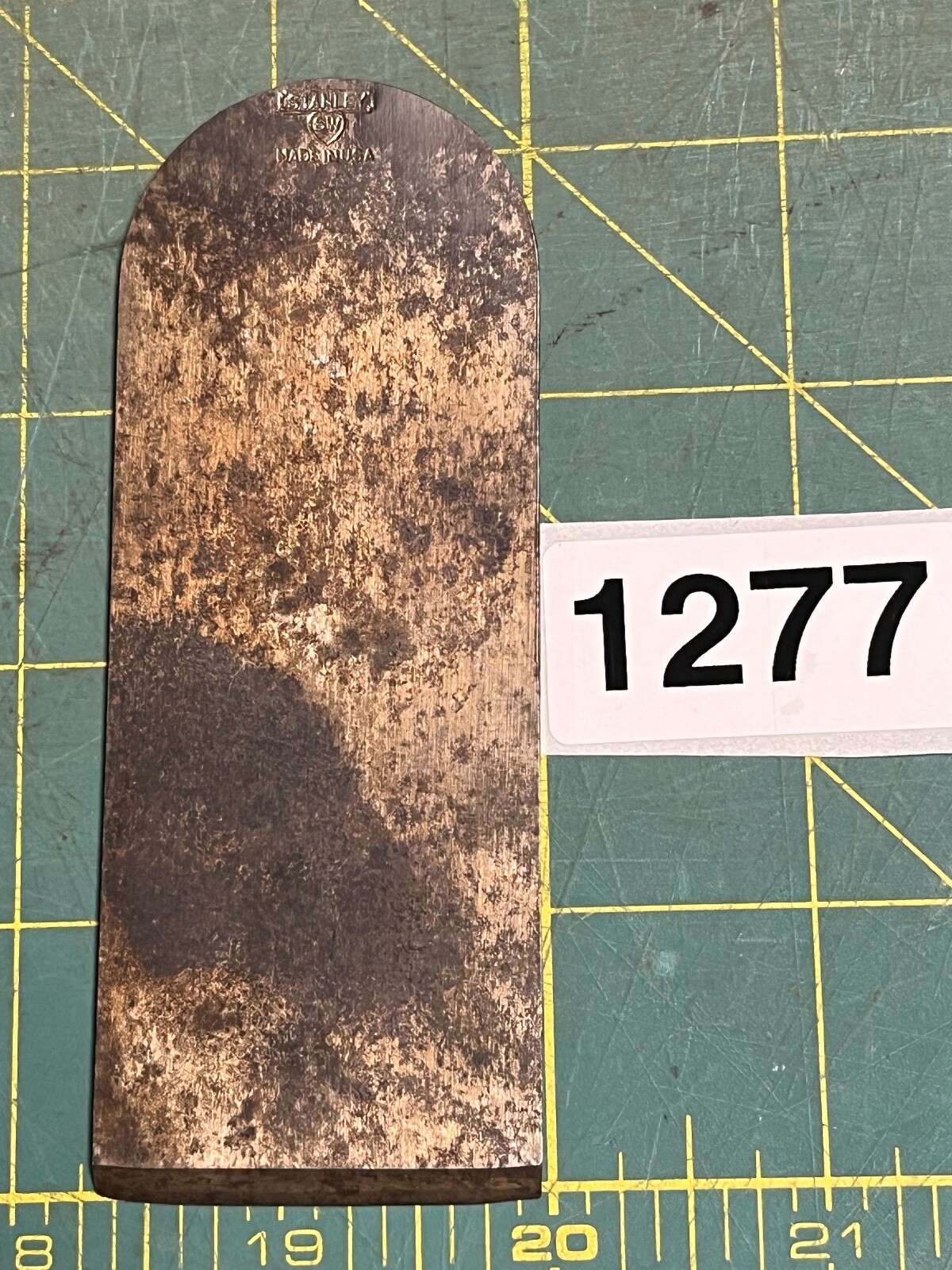 Rare SW Stanley Plane Cutter Solid blade for # 110 130 Block Plane 1 5/8 in 1277