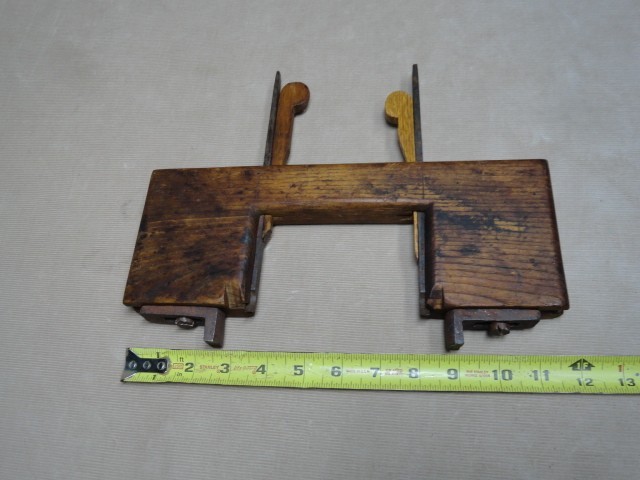 Coach Carriage Maker Double Router Wood Plane w/ Hand Cut Hardware AWESOME