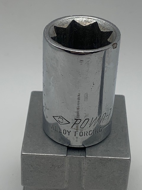 Vintage Powr-Kraft 1/2″ Drive 5/8″ Socket Rare Montgomery Ward