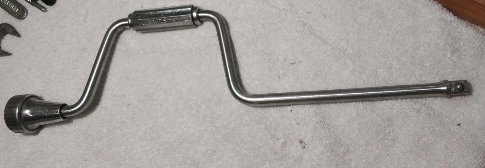 VINTAGE CRAFTSMAN 1/2″ DRIVE SPEED HANDLE SPINNER WRENCH V SERIES 18” USA