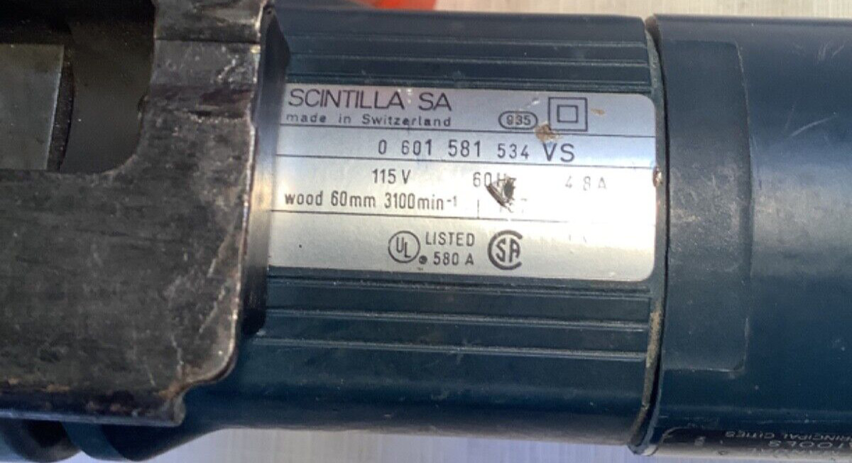 Bosch 15VS JIG SAW SCINTILA SA Made in Switzerland, used