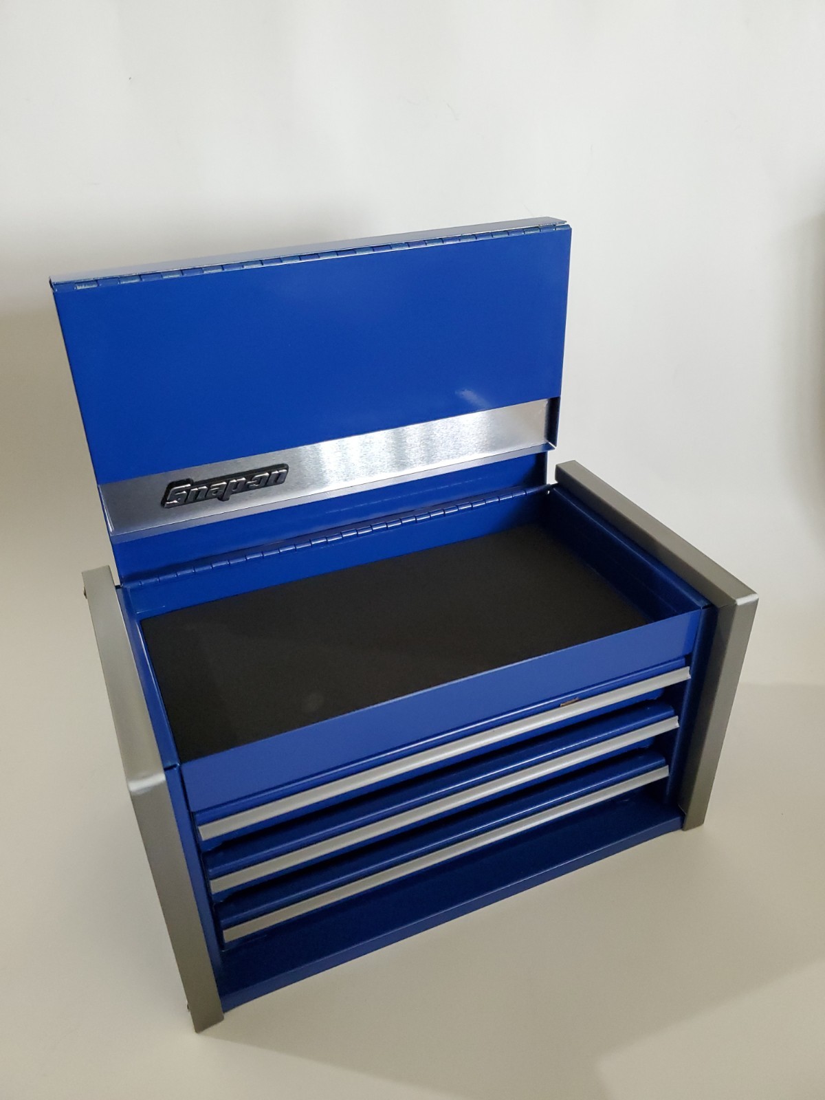 SNAP-ON Tools KMC923APCN Royal Blue Micro Top Chest 3 Drawers W/Lid Storage NEW!