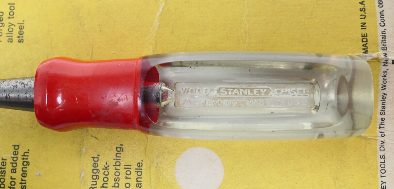 Vintage Stanley 1/4″ Wood Chisel H1252 (16-204) 7.5″ Long Made in USA NOS
