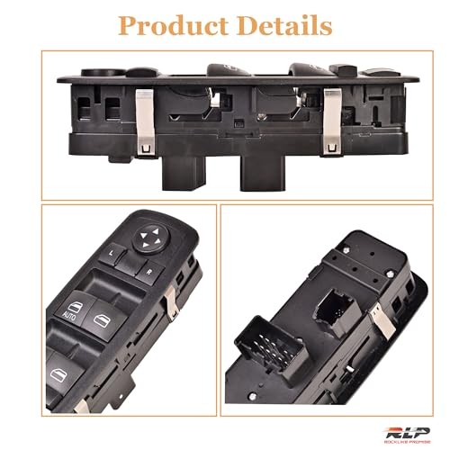 Driver Side Master Power Window Switch – 8Pins + 13Pins – Compatible with 2011