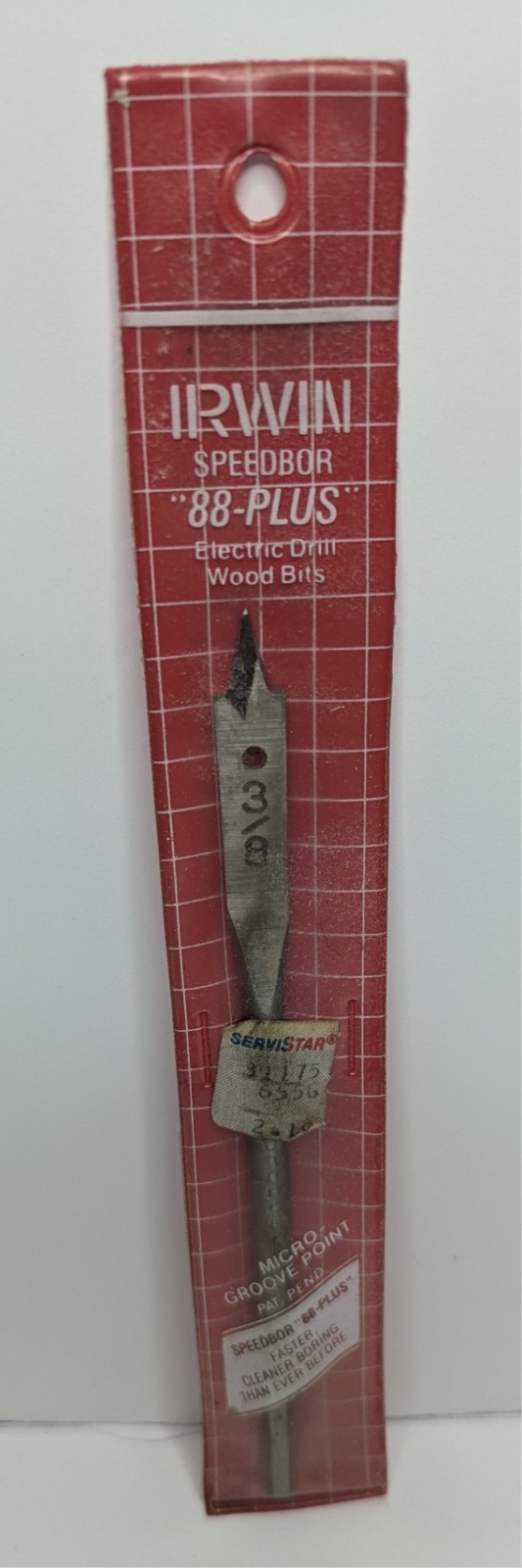 NOS Vintage IRWIN Speedbor “88-Plus” 3/8″ Electric Wood Drill Bit USA Made
